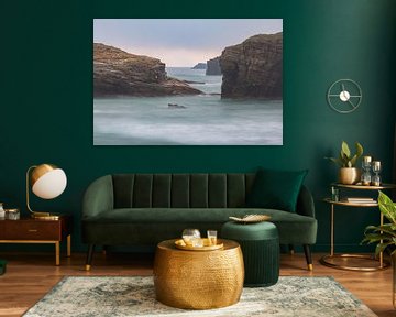Playa de catedrales Galicia Spain by Peter Haastrecht, van