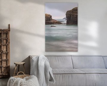 Playa de catedrales Galicia Spain by Peter Haastrecht, van