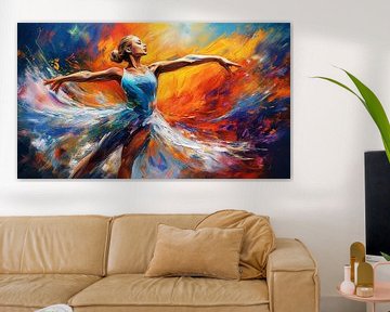 Dansen met kunstmatige kleuren van Mustafa Kurnaz