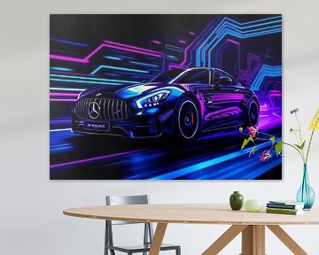 Mercedes-AMG GT Neon by MIROKKU