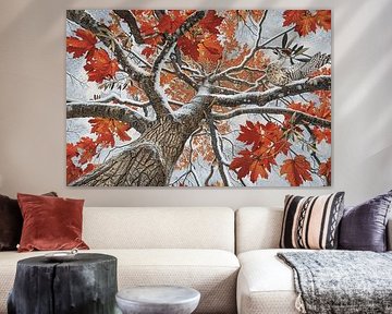 Robins in Autumn colours by Art & Soul Creations