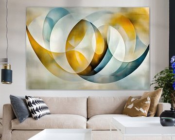 Abstracte vormen van Wall Wonder