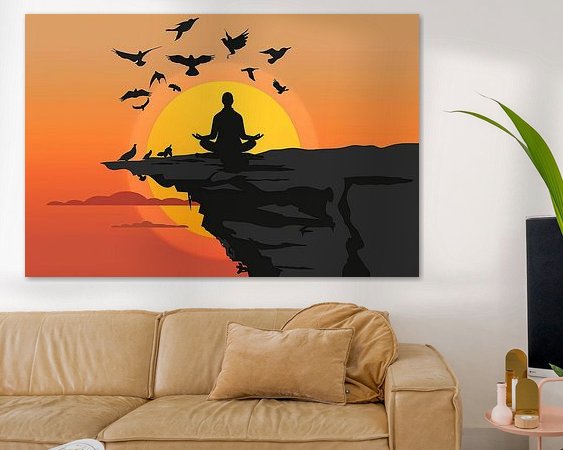 Example of the artwork in a room