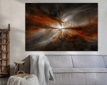 Sterrenhemel Abstractie van Art & Soul Creations