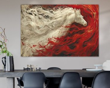 Majestic Horse in Fire and Ice by Art & Soul Creations