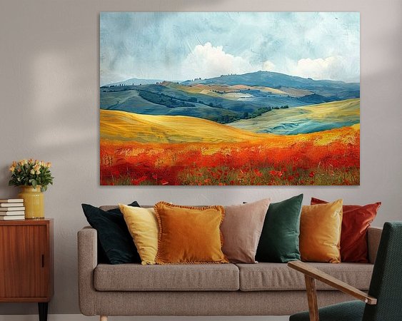 Example of the artwork in a room