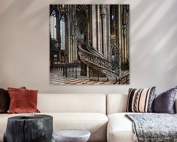 Pulpit St Stephen's Cathedral Vienna by Rob Boon