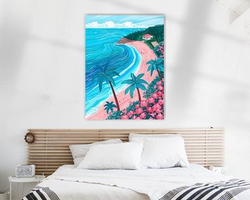 The Pink Beach van Gypsy Galleria