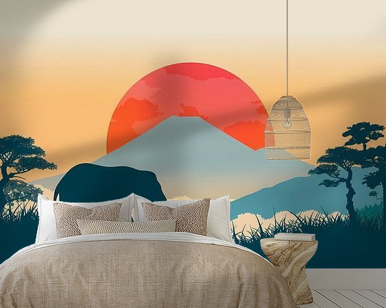 Example of the artwork in a room