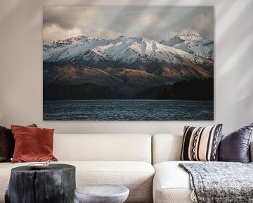 Dramatische zonsopgang op Mount Alta Wanaka van Joep van de Zandt