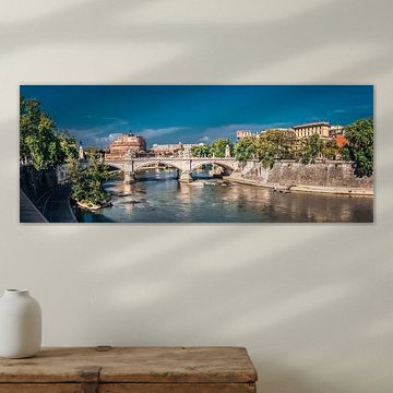 Pont sur le Tibre, Rome sur Rietje Bulthuis