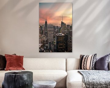 New York Panorama IV van Jesse Kraal