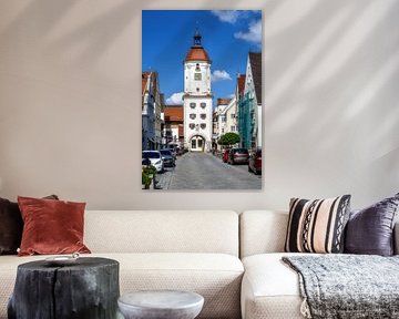 Der Mitteltorturm in Dillingen von ManfredFotos