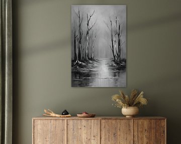 Verlaten Rivier Schilderij van ComfortQ