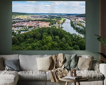 Uitzicht over Kelheim van ManfredFotos