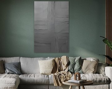 Black Cross 1.0 Schilderij van ComfortQ