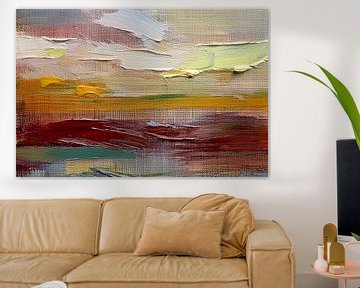 Modern Abstract serie: Olieverf op linnen - 1 van Studio Pieternel