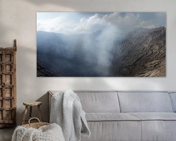 Volcano in Indonesia: the Mount Bromo crater by Ian Schepers