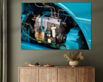 Engine from a vintage tractor by ManfredFotos