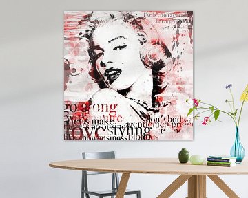 Marilyn Monroe schilderij | Pop art kunstwerk van Kunst Company