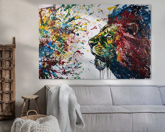 Example of the artwork in a room