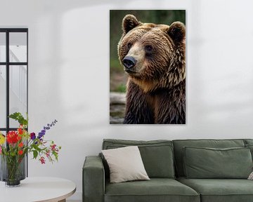 Ours majestueux dans une nature sereine sur Art & Soul Creations