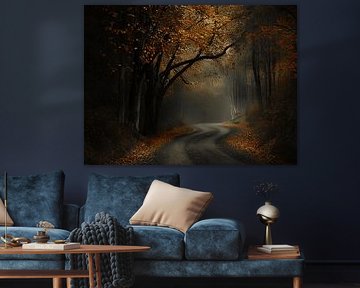 The Enchanted Autumn Path | A Journey through Colours and Silence