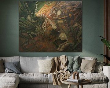 Jerzy Hulewicz - Sint Joris, de drakendoder (1917) van Peter Balan
