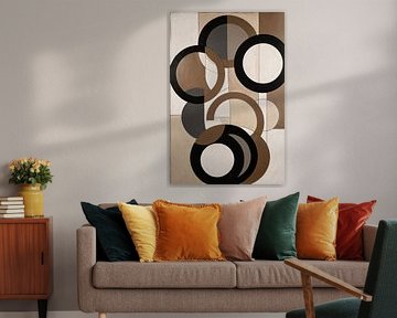 Minimalist geometric design with soft tones by Art & Soul Creations