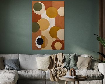 Geometrische cirkels in harmonieuze kleuren van Art & Soul Creations