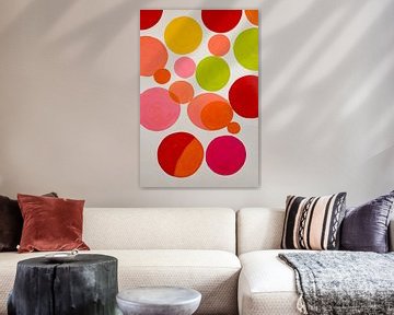 Abstract ontwerp met kleurrijke geometrische vormen van Art & Soul Creations