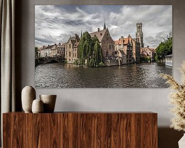 Le Rozenhoedkaai à Bruges sur MS Fotografie | Marc van der Stelt