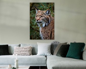 Realistische foto van een lynx