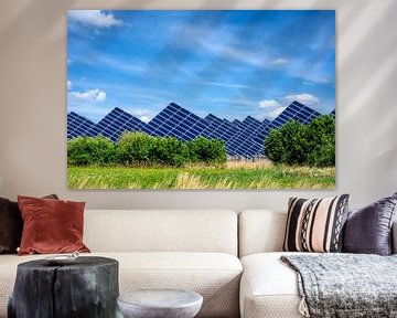 Groene energie uit een zonnepark van ManfredFotos