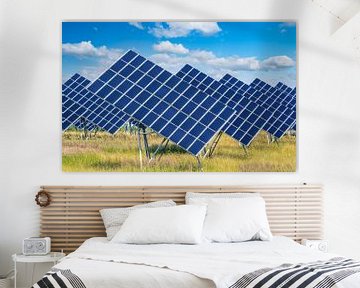 Groene energie uit een zonnepark van ManfredFotos