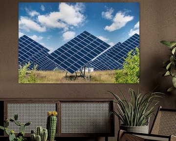 Groene energie uit een zonnepark van ManfredFotos
