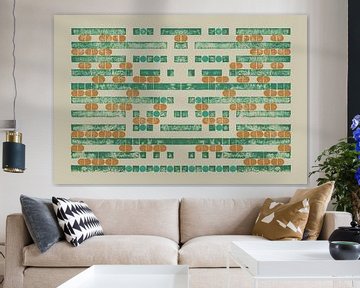 Lego Dots Monoprint - Tile Symphony 02