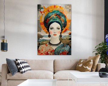 Sun goddess in Artistic Harmony