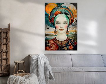 "Sun Goddess in Artful Harmony" 2