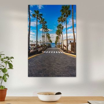 Chemin de la plage Playa Flamingo à la Playa Blanca