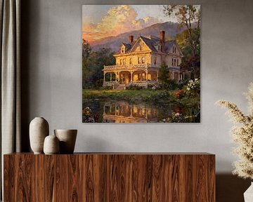 Amerikanisches Plantagenhaus 3 von Johannas Art Creations