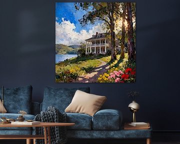 Amerikanisches Plantagenhaus 9 von Johannas Art Creations