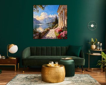 Romantisches griechisches Herrenhaus - Johanna's Art Creations von Johannas Art Creations