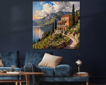 Romantisch Italiaans herenhuis 3 van Johannas Art Creations