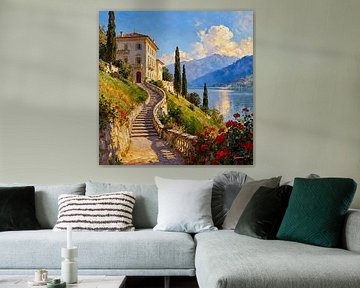 Romantisches italienisches Herrenhaus 6 von Johannas Art Creations