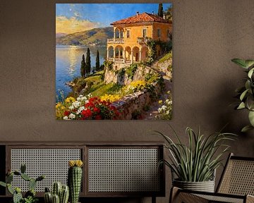 Romantisch Italiaans herenhuis 7 van Johannas Art Creations
