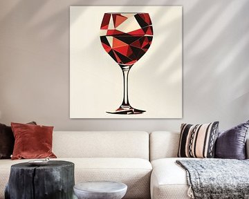 Geometric Toast by Lisa Bovenlander