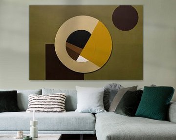 Geometrisch minimalistisch schilderij van Art & Soul Creations