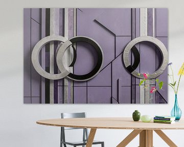 Geometrisch ontwerp met cirkels
