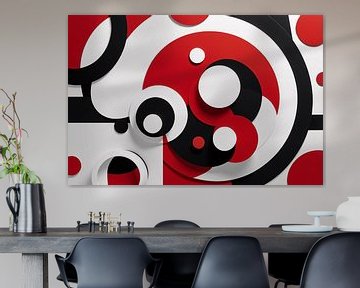 Geometrisch modern cirkelontwerp van Art & Soul Creations